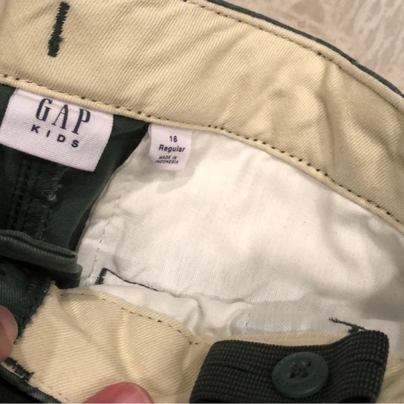 GAP kids Dark Green Chinos - Picture 6 of 6